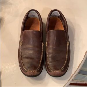 Brown Cole Haan Leather Loafers dress shoes